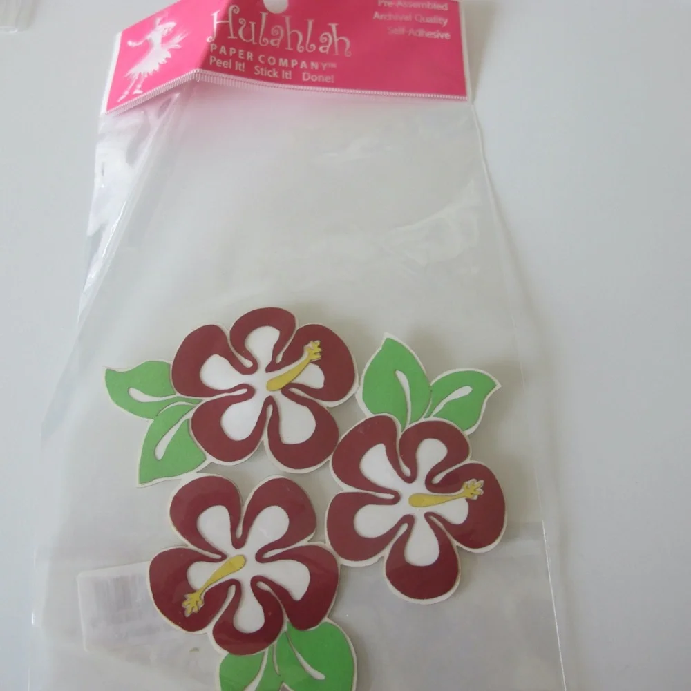 Scrapbooking Sticker Bundle For Paper Crafts Honeymoon Hawaii Vacation NWT